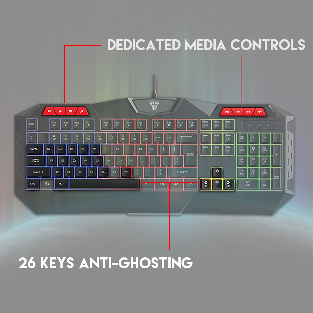 FANTECH 游戏键鼠套装 P31【内附鼠标垫】