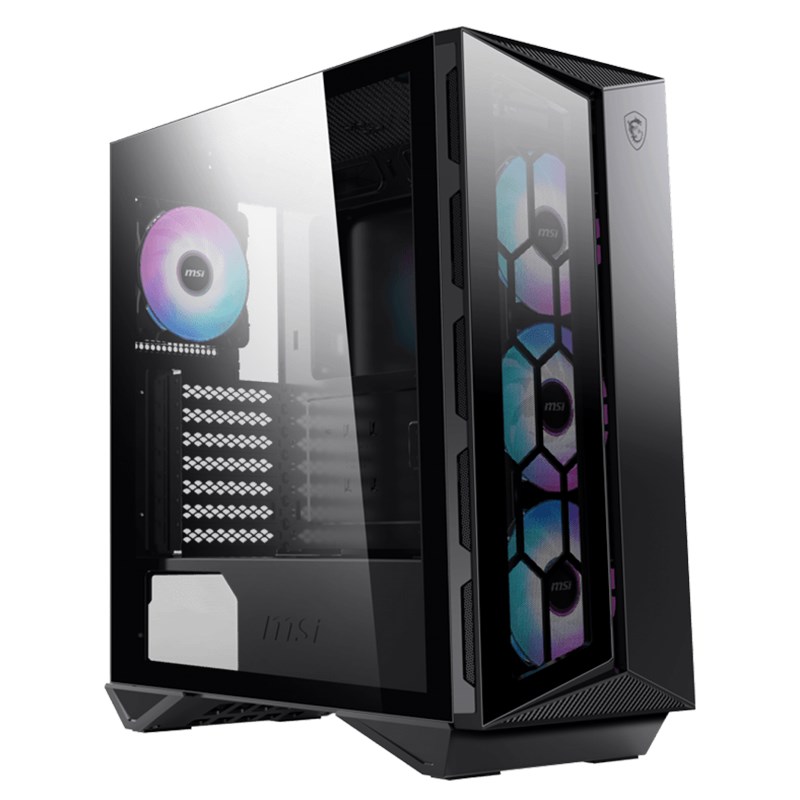 微星 MSI/微星GUNGNIR 氪金枪110R中塔游戏电脑机箱（支持360水冷）台式机水冷主机箱游戏机箱USB3.0侧透ATX大板
