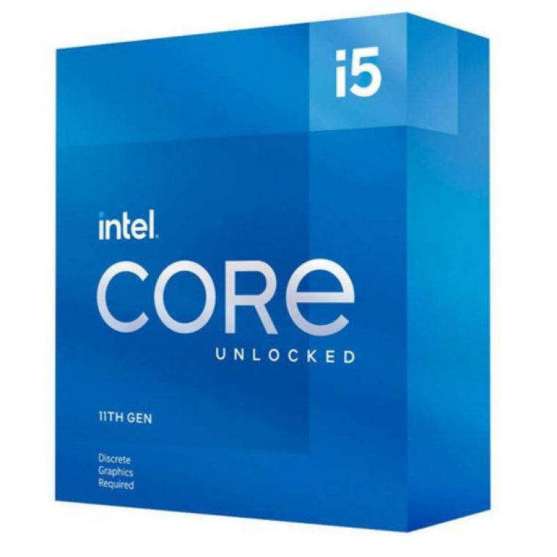 英特尔 i5-11600KF CPU 3.9GHz (4.9GHz Turbo) 6核12线程