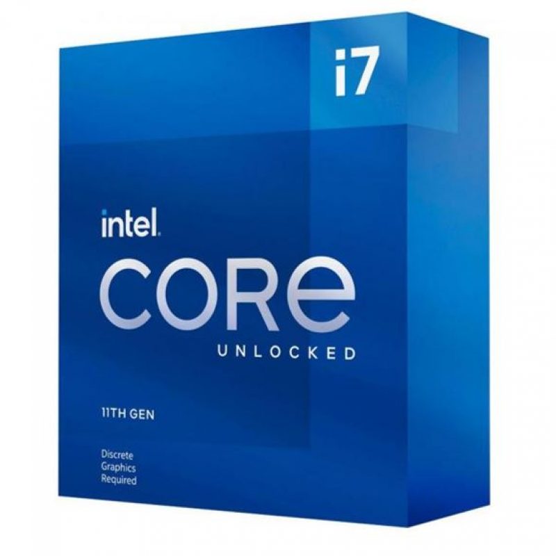 英特尔 Intel i7-11700KF CPU 3.6GHz (5.0GHz Turbo) 8核16线程
