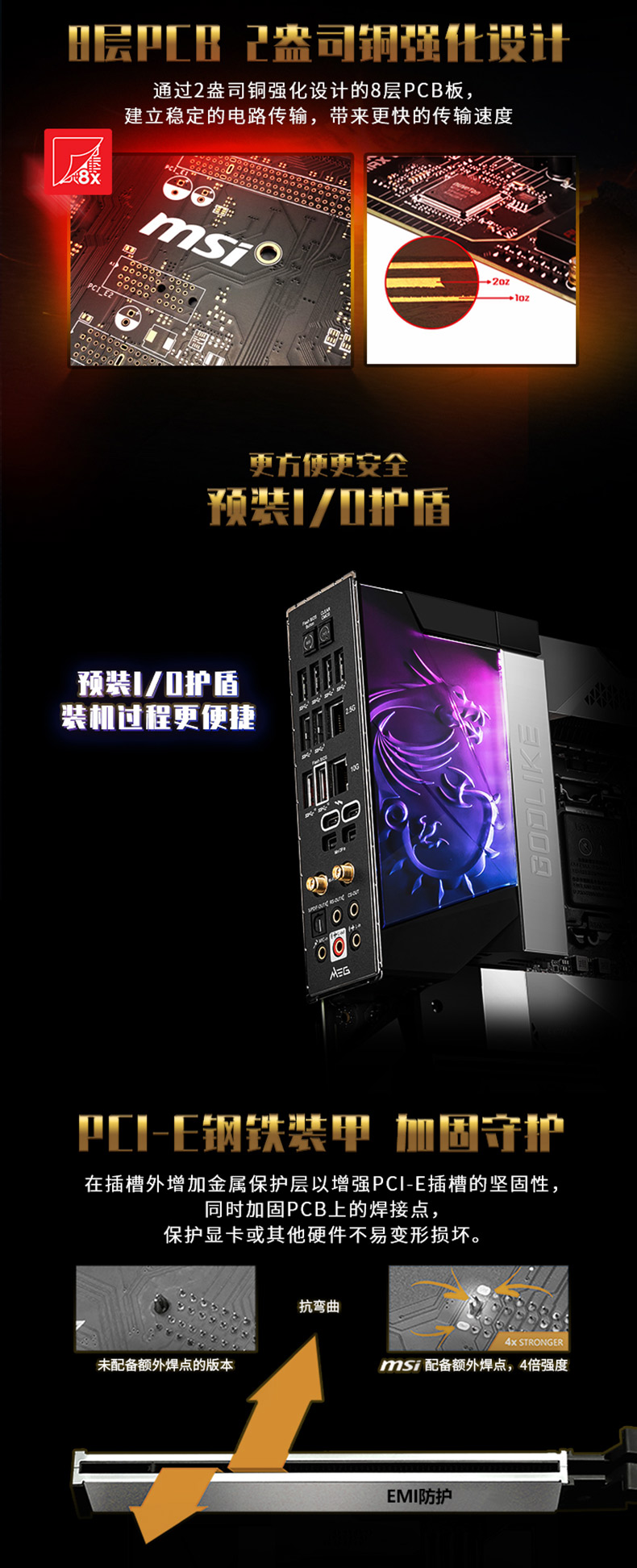 微星 超神 MSI MEG Z590 GODLIKE ATX 主板