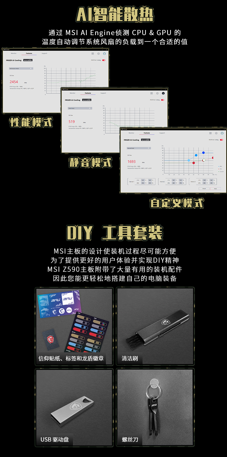 微星 鱼雷 MSI MAG Z590 TORPEDO Intel ATX 主板