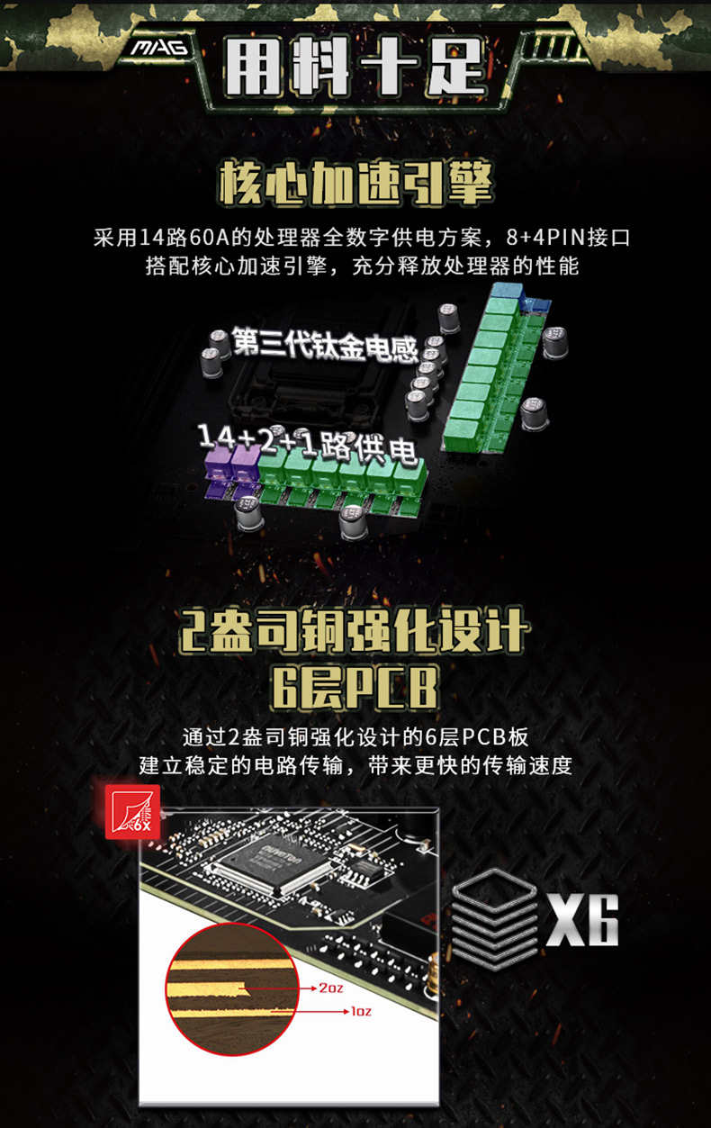 微星 战斧导弹 MSI MAG Z590 TOMAHAWK WIFI ATX 主板