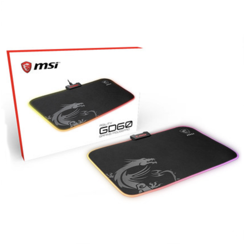 MSI/微星GD60鼠标垫超大手托电竞RGB键盘垫