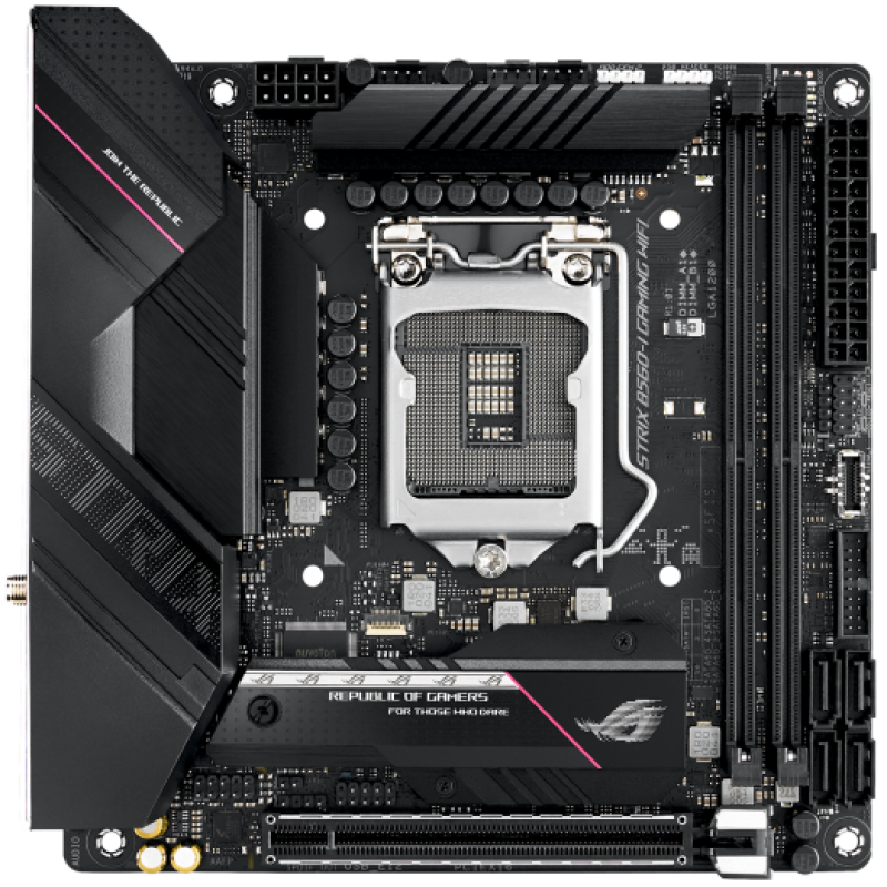 ASUS 华硕 玩家国度 ROG STRIX B560-I GAMING WIFI Intel B560 LGA 1200 Mini-ITX Motherboard