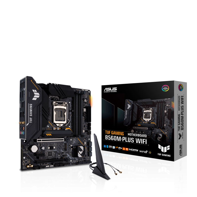 ASUS 华硕 TUF GAMING B560M-PLUS WIFI Intel B560 (LGA 1200) mATX Motherboard