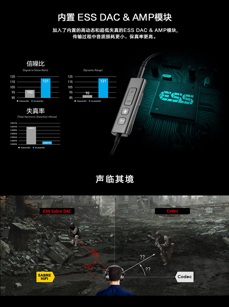 MSI微星GH61头戴式7.1声道游戏台式电脑耳机降噪听声辨位电竞耳麦