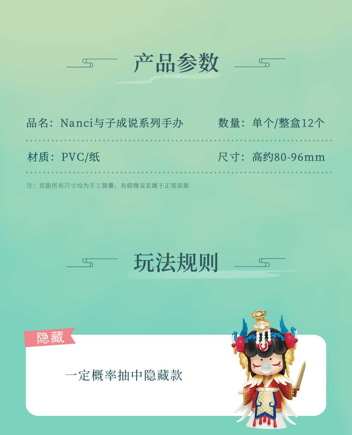 正版rolife若来 Nanci囡茜三代与子成说系列盲盒