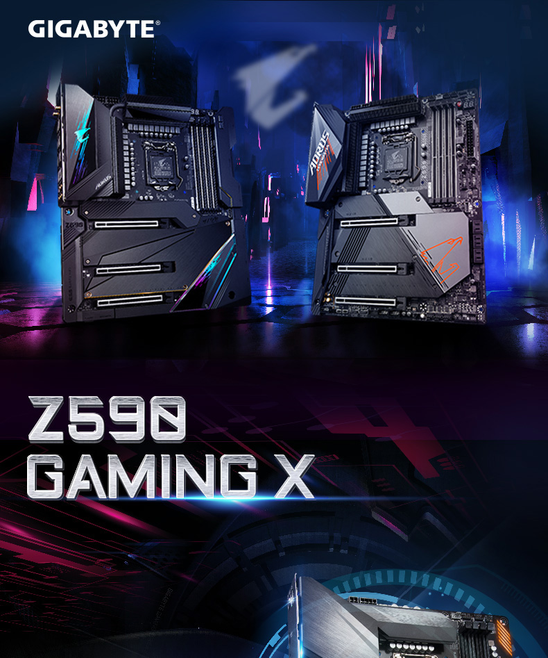 技嘉 Gigabyte Z590 GAMING X Intel ATX