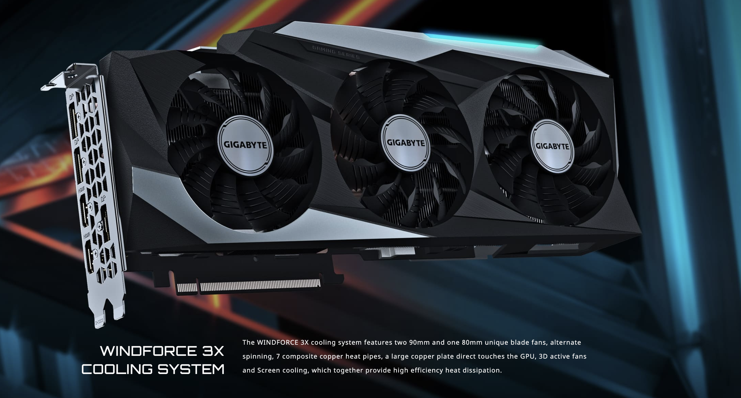 技嘉 Gigabyte GeForce RTX 3080 Ti GAMING OC 12G 魔鹰
