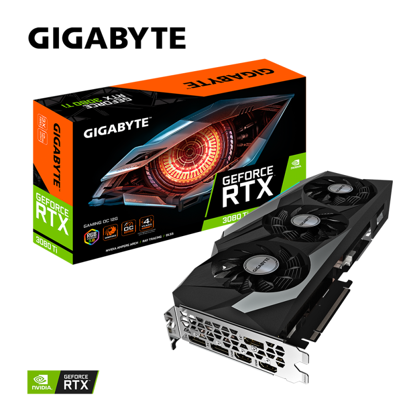 技嘉 Gigabyte GeForce RTX 3080 Ti GAMING OC 12G 魔鹰