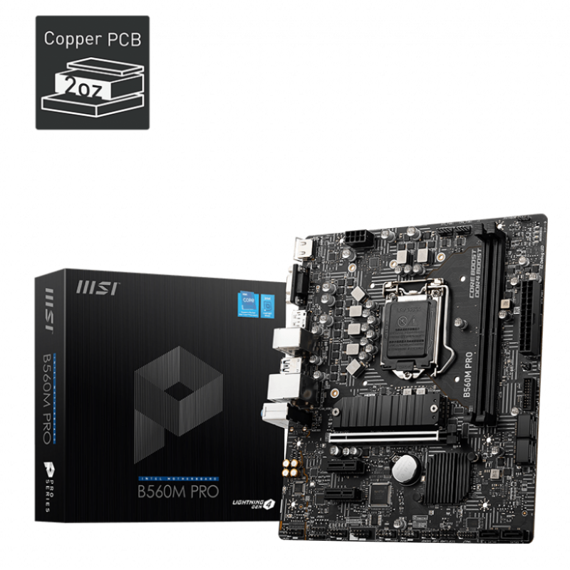 MSI 微星 B560M PRO Intel mATX Motherboard