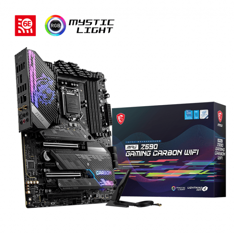 微星 暗黑 MSI MPG Z590 GAMING CARBON WIFI Intel ATX