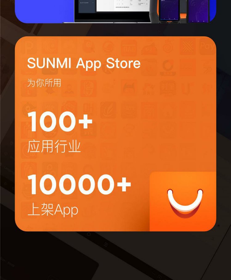 商米SUNMI-P2 手持安卓收银机