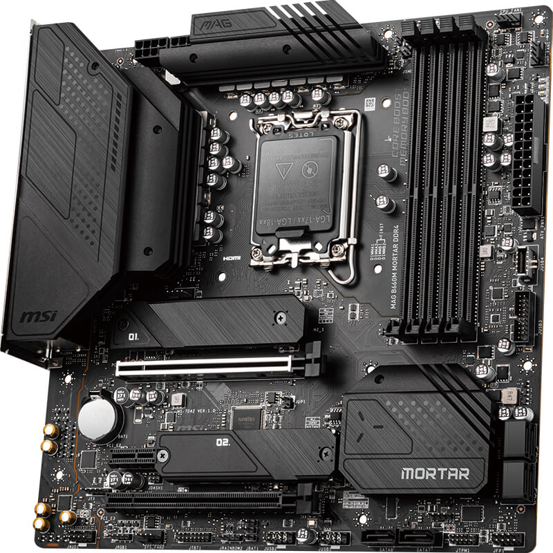 MSI/微星 MAG B660M MORTAR DDR4 迫击炮 主板