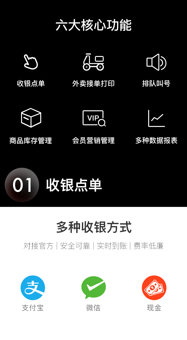 商米SUNMI-T2智能收银机