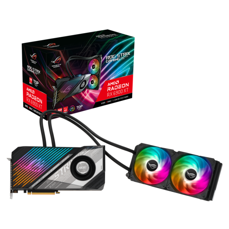 华硕 ASUS ROG 玩家国度 STRIX LC AMD Radeon RX 6900 XT 16G 显卡