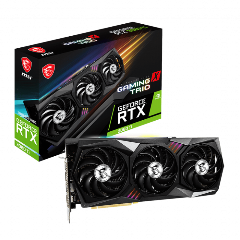 微星 MSI Geforce RTX 3080 Ti GAMING X TRIO 12GB 魔龙