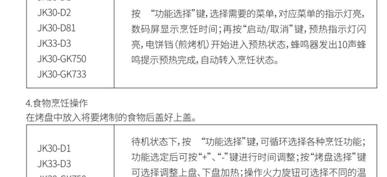 Joyoung/九阳 电饼档 家用多功能可拆洗家用煎烤机 烙饼烤肉悬浮式双面煎烤电煎锅