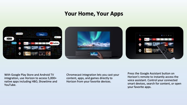 极米 XGIMI HORIZON Pro 4K UHD投影仪屏幕电视TV