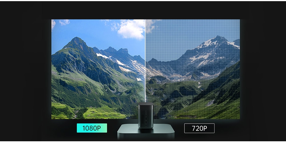 极米 XGIMI Mogo Pro+ 1080P 智能便携式投影仪 配备安卓电视自动键盘校正自动对焦家庭影院投影仪