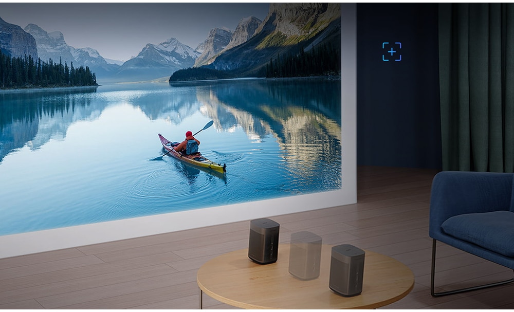 极米 XGIMI Mogo Pro+ 1080P 智能便携式投影仪 配备安卓电视自动键盘校正自动对焦家庭影院投影仪