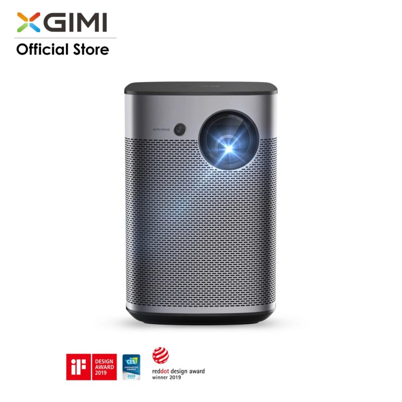 极米 XGIMI光环全高清便携式投影仪 配备安卓电视9.0 WIFI支持4K 3D家庭影院全球版