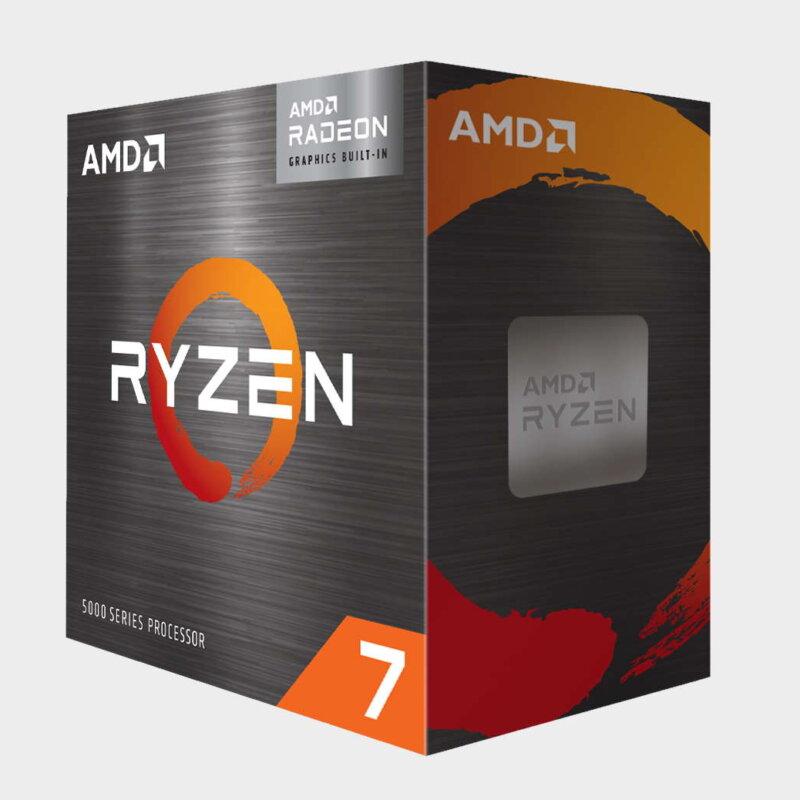 AMD Ryzen 7 5700G AM4 CPU, 8-Core/16 Threads, Max Freq 4.6GHz, 20MB Cache, 65W, Vega GFX + Wraith Cooler (AMDCPU) (RYZEN5000)(AMDAPU)