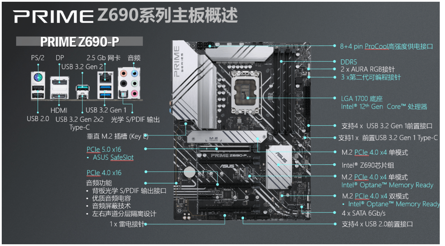 华硕 ASUS Prime Z690-P D5 主板