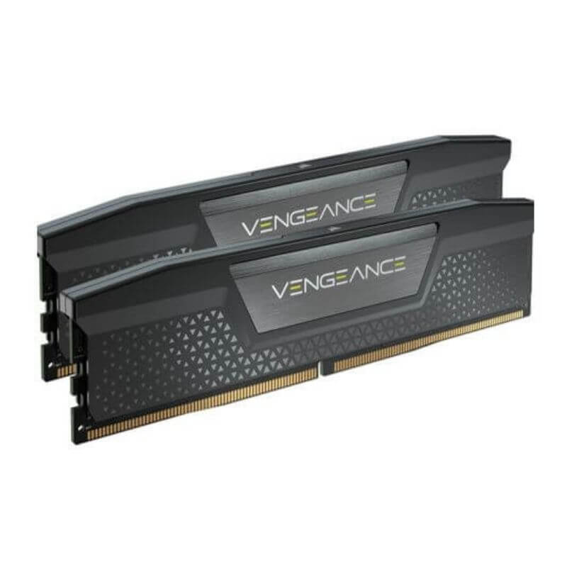 海盗船 Corsair Vengeance DDR5 5200Mhz C38 1.25V 32GB (2x16GB) 游戏内存 黑色