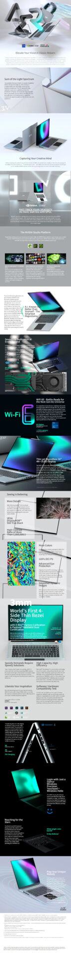 Gigabyte AERO 16 YE5 16inch Core i9 RTX 3080 Ti Gaming Laptop
