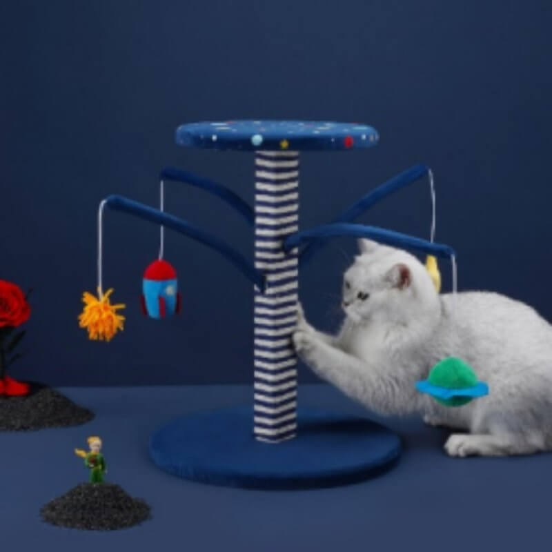 吊球猫抓板
