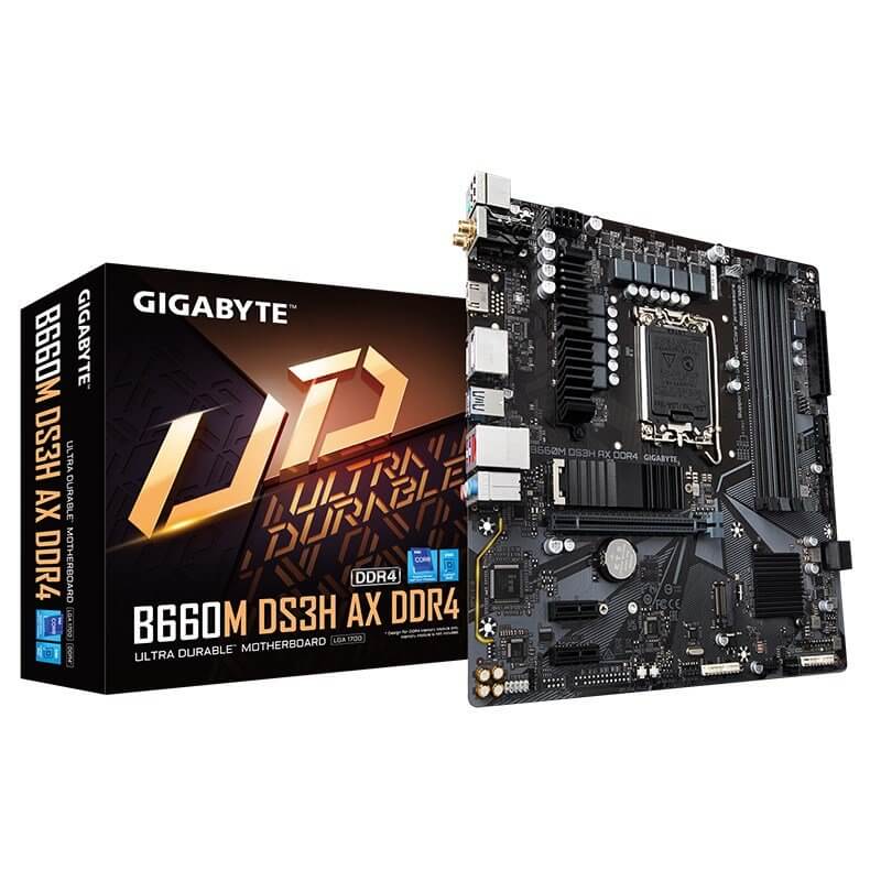 技嘉 B660M DS3H AX LGA 1700 DDR4 mATX 主板