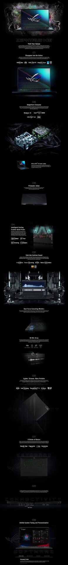 Asus ROG Zephyrus M16 GU603 Gaming Laptop