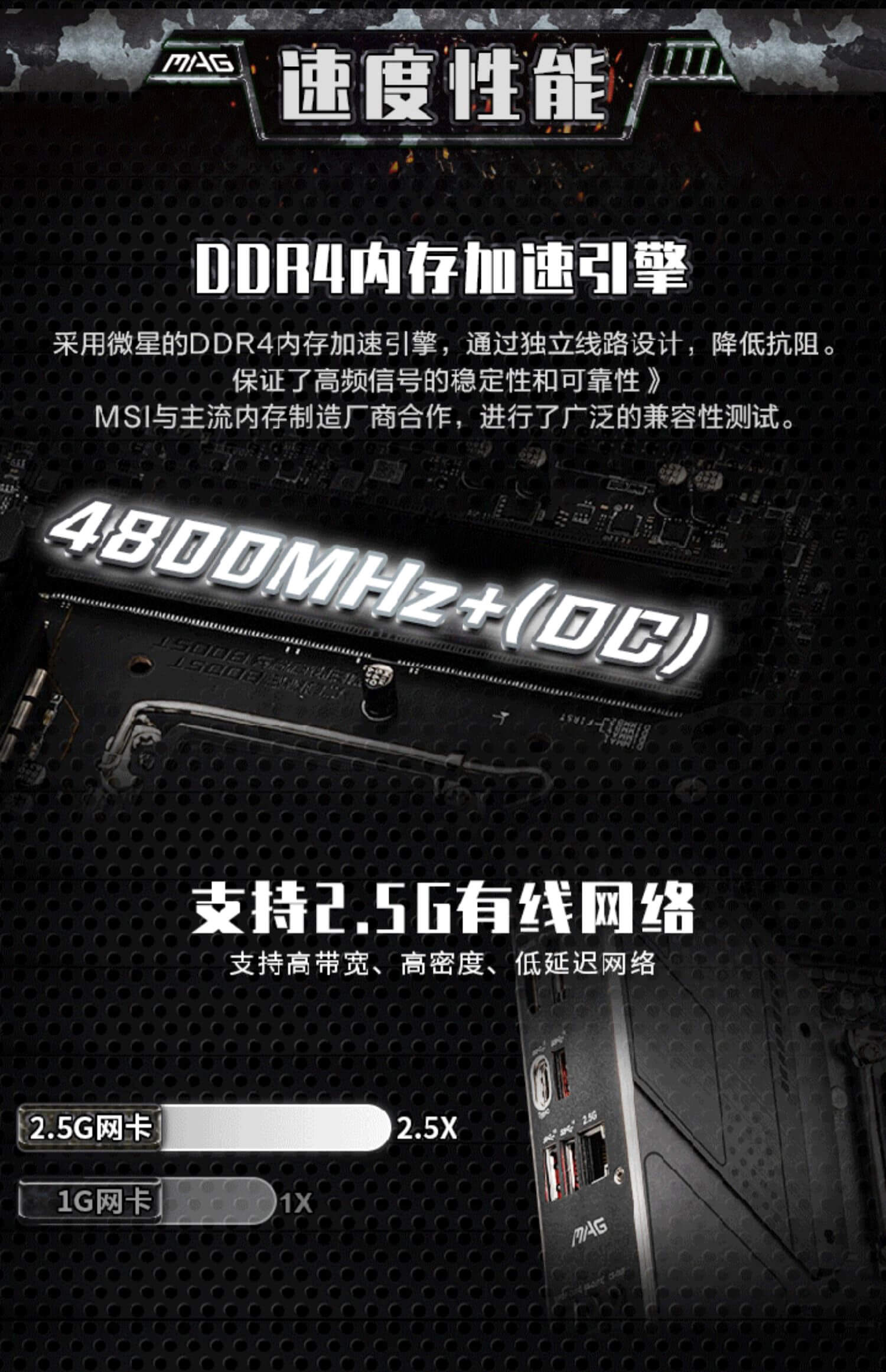 MSI/微星 MAG B660M MORTAR DDR4 迫击炮 主板 WIFI