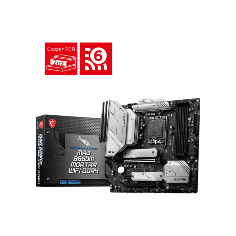 MSI/微星 MAG B660M MORTAR DDR4 迫击炮 主板 WIFI
