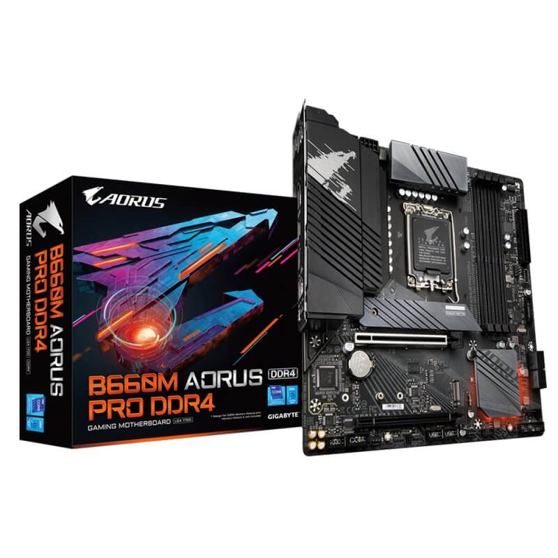 技嘉 B660M Arous Pro D4 mATX主板 支持DDR4内存