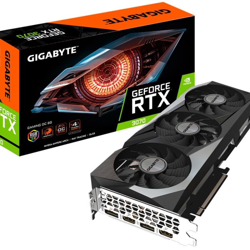 Gigabyte GeForce RTX 3070 Gaming OC 8GB R2.0 LHR Graphics Card