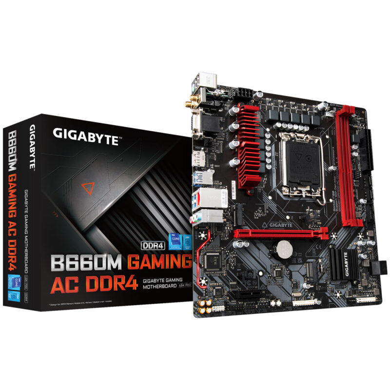 技嘉 B660M Gaming AC D4 mATX 主板