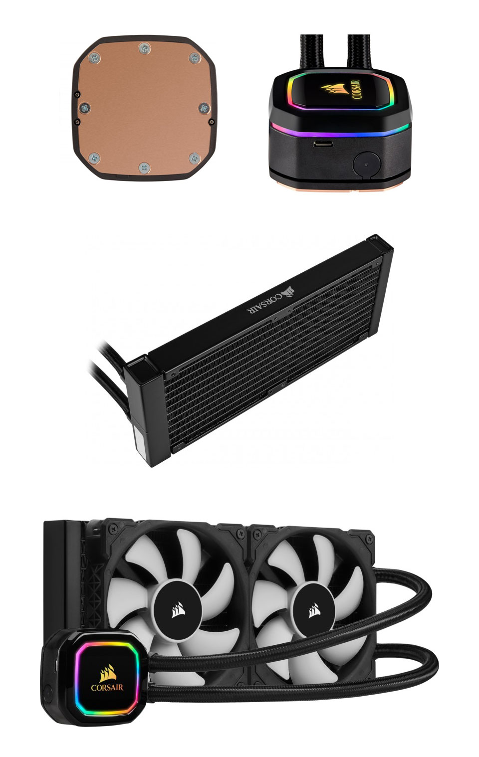 Corsair iCUE H100i RGB Pro XT 240mm AIO CPU Cooler product