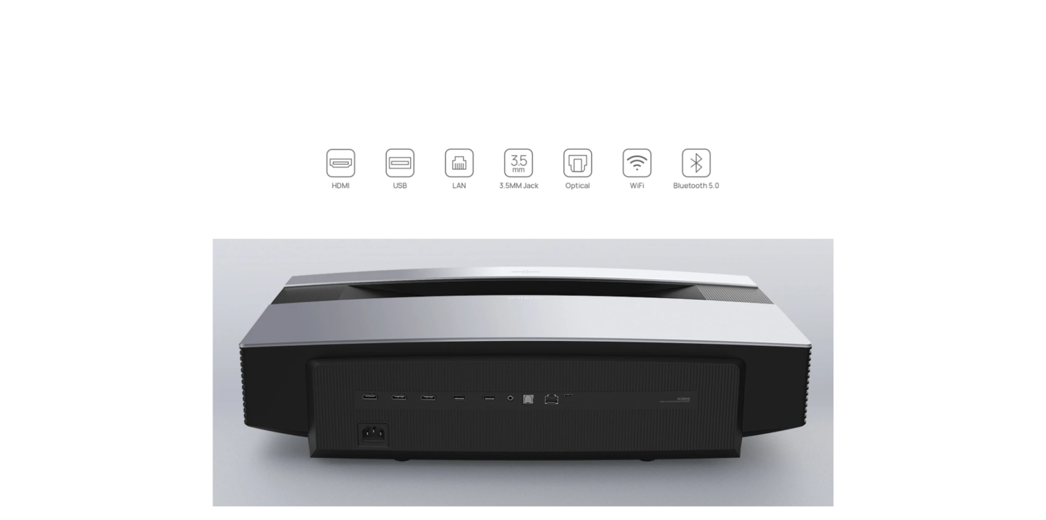 XGIMI Aura 4K Ultra Short Throw Laser Projector