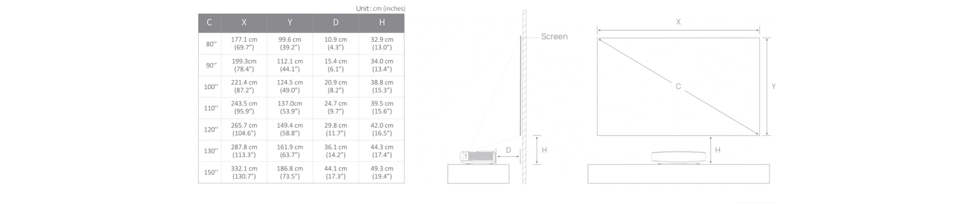 XGIMI Aura 4K Ultra Short Throw Laser Projector