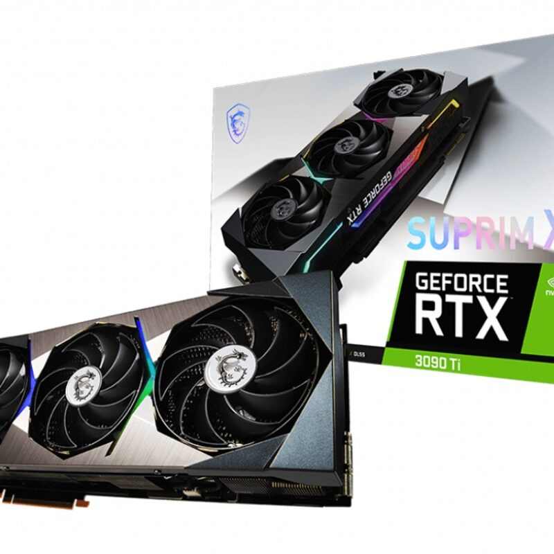 微星 GeForce RTX 3090 Ti SUPRIM X 24GB GDDR6X 显卡