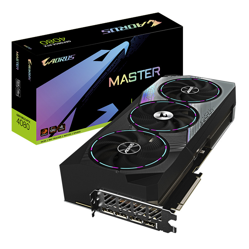 Gigabyte AORUS GeForce RTX 4080 MASTER 16GB Video Card
