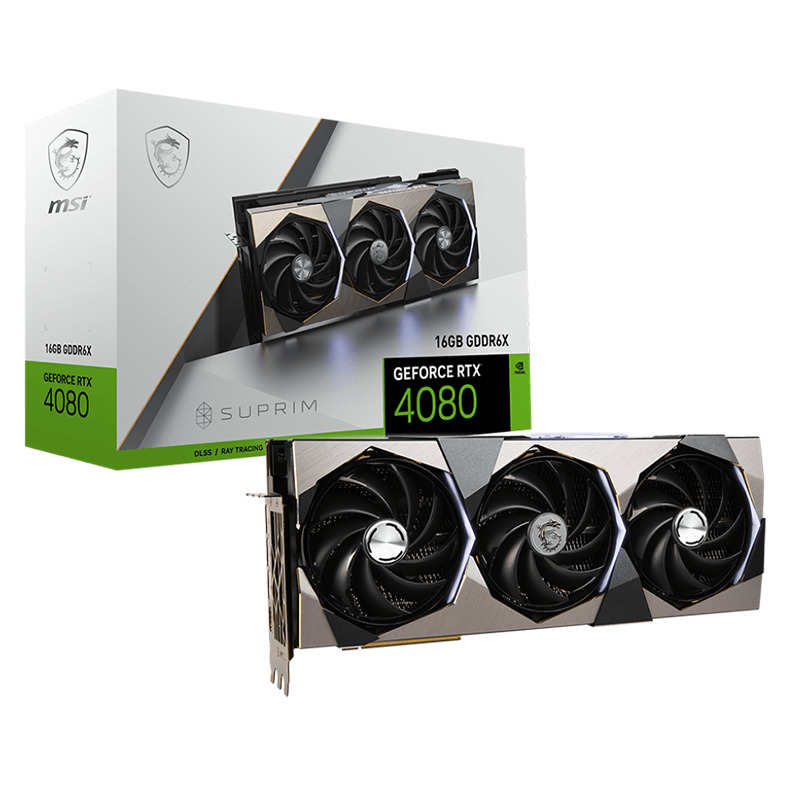 MSI GeForce RTX 4080 SUPRIM 16GB Video Card