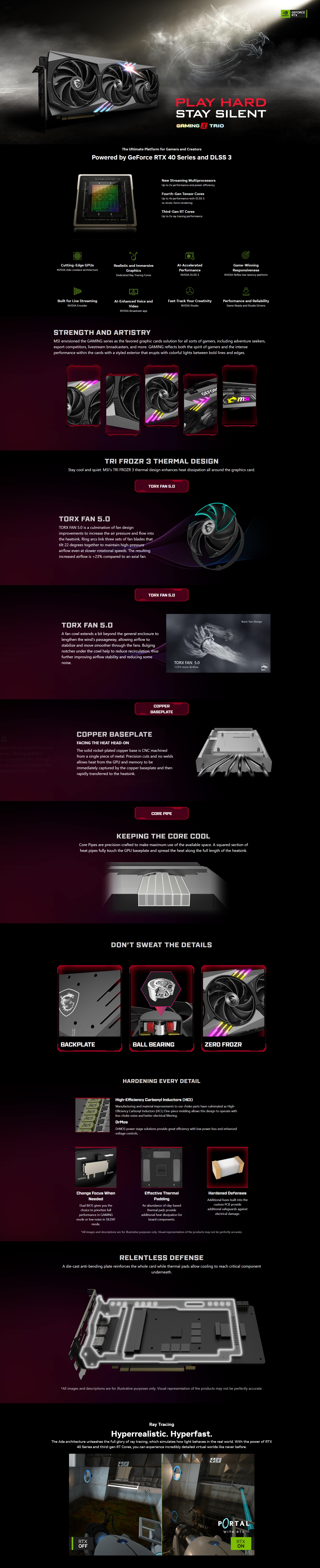 MSI RTX 4070 Ti GAMING X TRIO 12G 显卡
